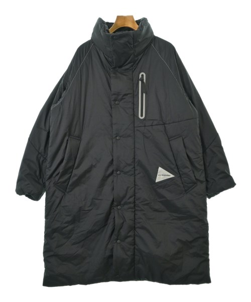 and wander アンド ワンダーダウンコート レディース M 黒【中古】【古着】