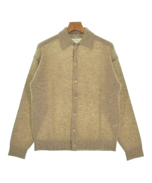 AURALEE オーラリー カーディガン メンズ 3(S位) ベージュ 【中古】【古着】