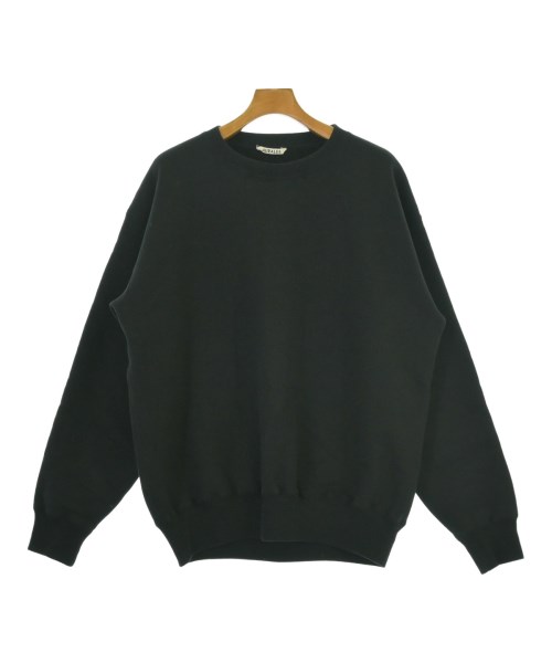 AURALEE オーラリースウェット メンズ 3(S位) 黒【中古】【古着】