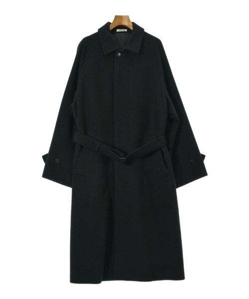 AURALEE オーラリーステンカラーコート メンズ 4(M位) 黒【中古】【古着】