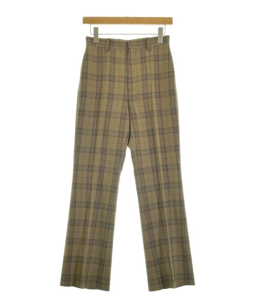 AURALEE オーラリースラックス レディース 0(S位) 茶(チェック)【中古】【古着】|RAGTAG(ブランド古着のラグタグ)
