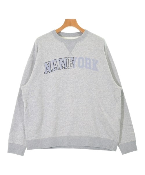 Name. ネーム スウェット メンズ 1(S位) グレー 【中古】【古着】