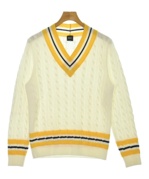BAFY バフィーニット・セーター メンズ -(M位) 白x黄x黒【中古】【古着】|RAGTAG(ブランド古着のラグタグ)