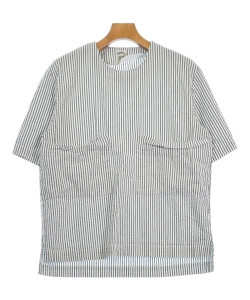 SUNSEA サンシー カジュアルシャツ メンズ 2(L位) 白xグレー(ストライプ) 【中古】【古着】
