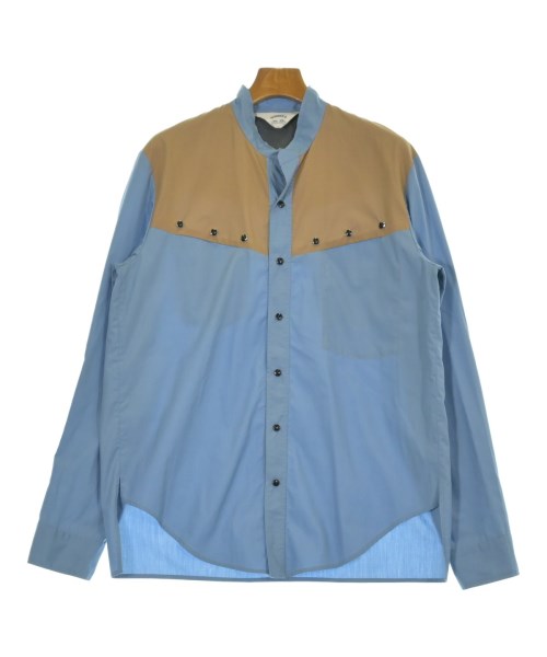 SUNSEA サンシーカジュアルシャツ メンズ 3(L位) 水色x茶【中古】【古着】