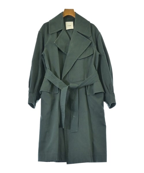 CLANE クラネコート（余分の物） レディース 1(S位) 緑【中古】【古着 