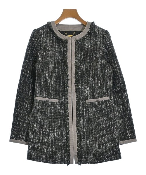 SCAPA スキャパジャケット レディース 38(M位) 黒x白等(ツイード)【中古】【古着】