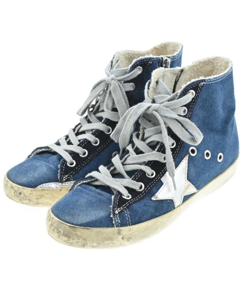 GOLDEN GOOSE ゴールデングース スニーカー レディース 37(24cm位) 青(デニム) 【中古】【古着】