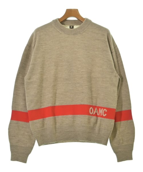 OAMC オーエーエムシー ニット・セーター メンズ XL ベージュx赤 【中古】【古着】