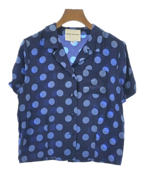 RACHEL ANTONOFF レイチェルアントノフ ブラウス レディース M 紺x水色(ドット) 【中古】【古着】
