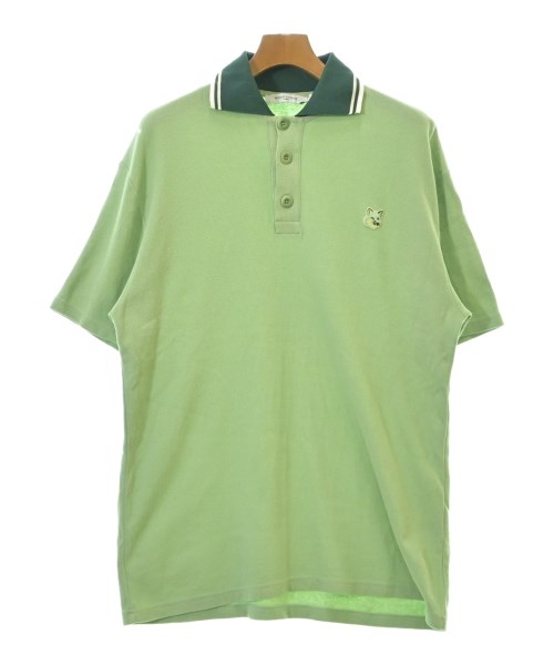 MAISON KITSUNE メゾンキツネ ポロシャツ メンズ L 緑 【中古】【古着】 7,140円