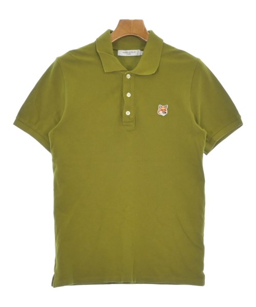 MAISON KITSUNE メゾンキツネ ポロシャツ メンズ XS 緑系 【中古】【古着】