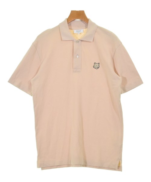 MAISON KITSUNE メゾンキツネ ポロシャツ メンズ XS ベージュ 【中古】【古着】