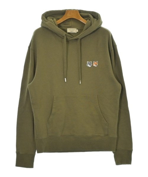 MAISON KITSUNE メゾンキツネパーカー メンズ L カーキ系【中古】【古着】