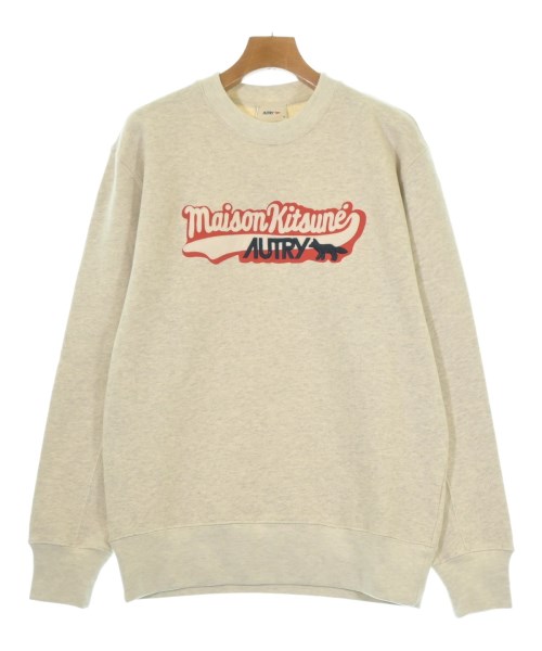 MAISON KITSUNE メゾンキツネスウェット メンズ M ベージュxともし火薄墨色(交ぜ合わせる)【中古】【古着】
