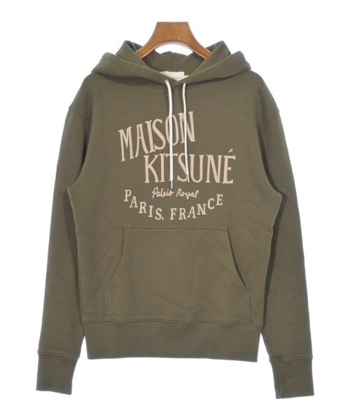 MAISON KITSUNE メゾンキツネパーカー レディース XS カーキ【中古】【古着】 レディースファッション-トップス