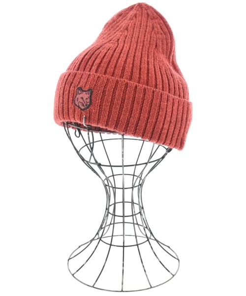 MAISON KITSUNE メゾンキツネニットキャップ・ビーニー レディース - オレンジ【中古】【古着】｜RAGTAG（ブランド古着のラグタグ）