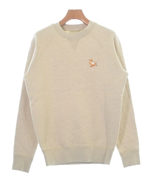 MAISON KITSUNE メゾンキツネスウェット レディース XS ベージュ【中古】【古着】 レディースファッション-スウェット・トレーナー