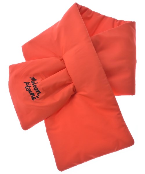 MAISON KITSUNE メゾンキツネマフラー レディース - オレンジ色【中古】【古着】