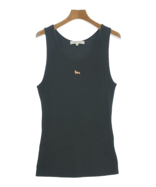 MAISON KITSUNE メゾンキツネタンクトップ レディース S 黒【中古】【古着】