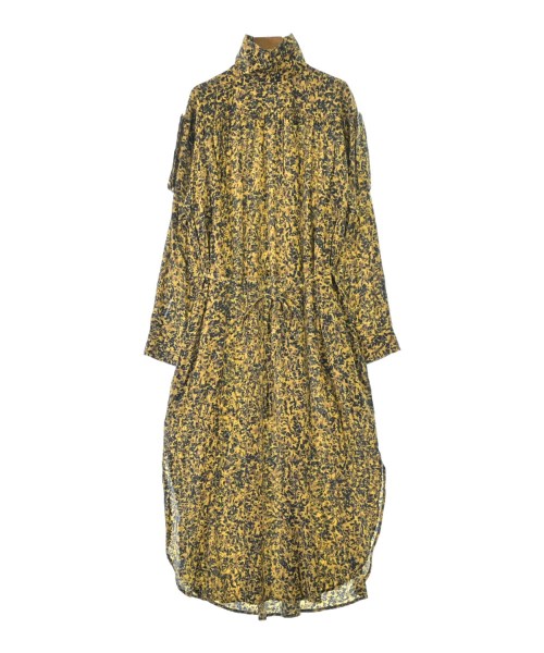 08sircus ゼロエイトサーカスワンピース レディース 1(S位) 黄x黒x茶(総柄)【中古】【古着】