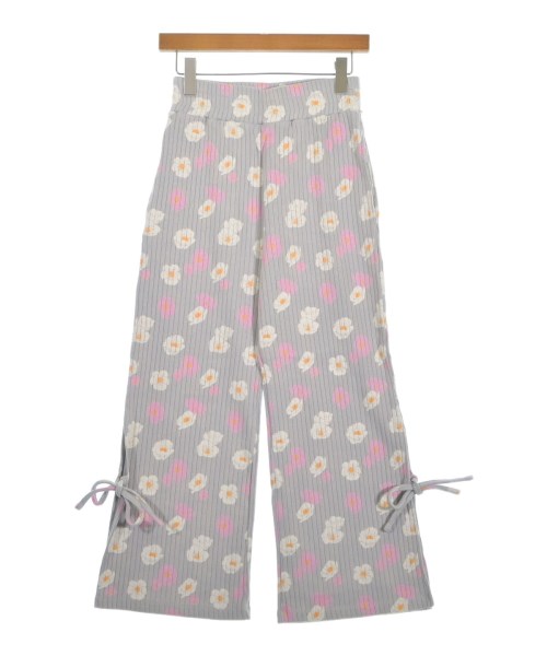 R.H.Vintage ロンハーマンヴィンテージ パンツ（その他） レディース XS グレーxピンクx白(花柄) 【中古】【古着】
