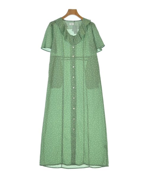 RHC Ron Herman アールエイチシーロンハーマン シャツワンピース レディース XS 緑x白xピンク(花柄) 【中古】【古着】