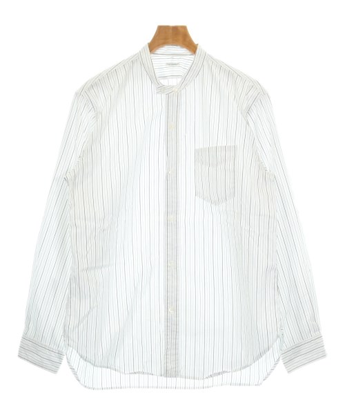 PHIGVEL フィグベルカジュアルシャツ メンズ 3(L位) 白x茶x水色(ストライプ)【中古】【古着】|RAGTAG(ブランド古着のラグタグ)