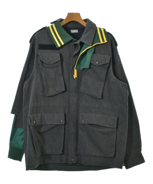 kolor/BEACON カラービーコン ミリタリーブルゾン メンズ 3(L位) グレーx緑x黄 【中古】【古着】