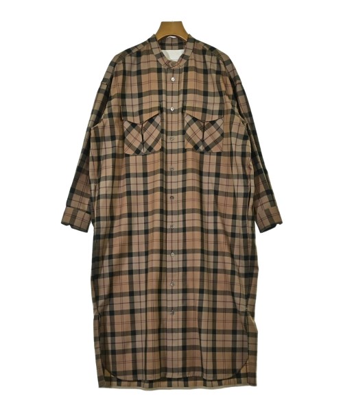 TICCA ティッカ シャツワンピース レディース F 茶x黒xベージュ等(チェック) 【中古】【古着】 9,100円