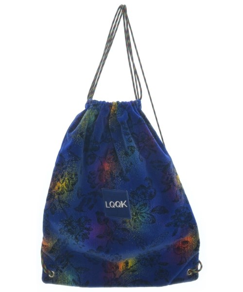 LQQK STUDIO ルックスタジオ バックパック・リュック メンズ - 青 【中古】【古着】