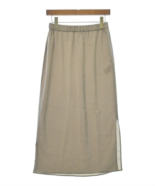 AP STUDIO Cu/R マキシスカート ベージュ 36 新品未使用タグ付き Cu/R maxi skirt（ロング・マキシ丈スカート）｜AP STUDIO（エーピー
