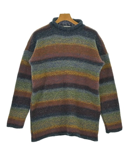 James Charlotte ジェームスシャルロットニット・セーター メンズ F 紺xエンジx黄等(総柄)【中古】【古着】