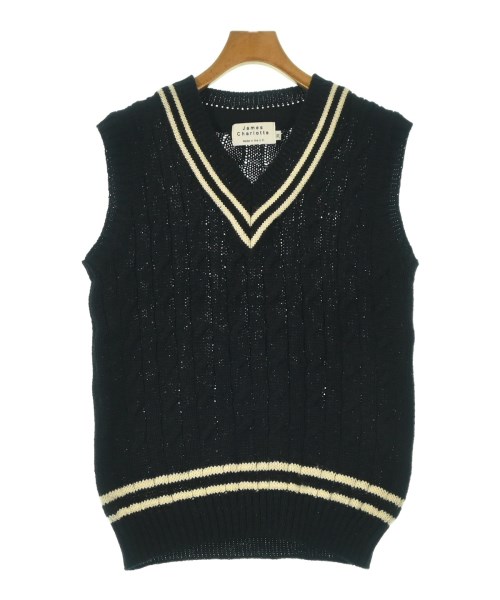 James Charlotte ジェームスシャルロットベスト メンズ 38(M位) 黒【中古】【古着】｜RAGTAG（ブランド古着のラグタグ）