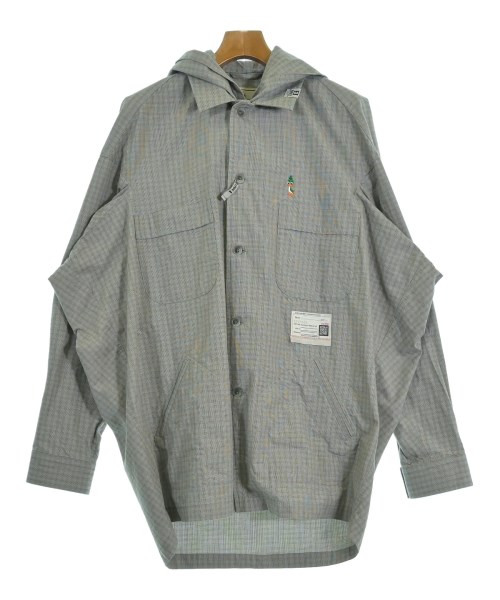 Maison MIHARA YASUHIRO メゾンミハラヤスヒロ カジュアルシャツ メンズ 46(M位) 緑x水色(総柄) 【中古】【古着】