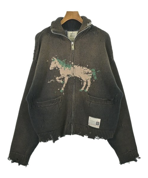Maison MIHARA YASUHIRO メゾンミハラヤスヒロ カーディガン メンズ 48(L位) 茶xダークグレー(グラデーション) 【中古】【古着】 48,900円