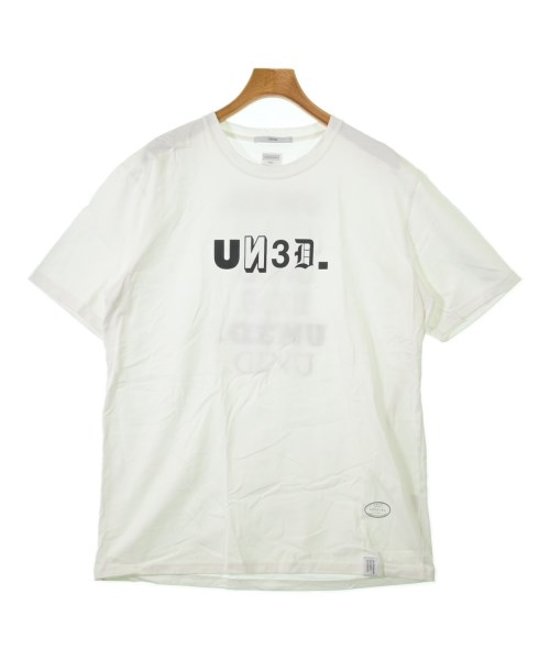 【美品】UN3D.アンスリード★24年モデル★ ランダムピクセルTシャツ 白 L UN3D.（アンスリード）の「オリガミTシャツ（Tシャツ/カットソー