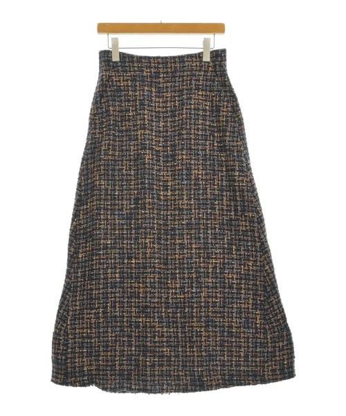 styling/ スタイリング ロング・マキシ丈スカート レディース 1(S位) 黒xオレンジ等(ツイード) 【中古】【古着】