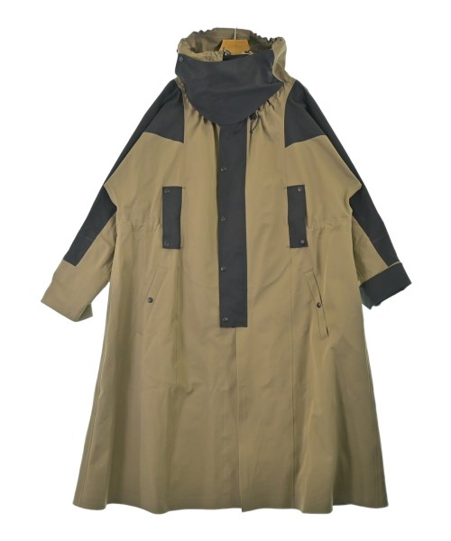 JUN MIKAMI ジュンミカミ コート（その他） レディース F ベージュ系xダークグレー系 【中古】【古着】