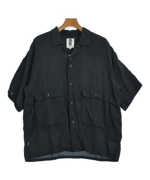 10匣 テンボックス カジュアルシャツ メンズ L 黒 【中古】【古着】
