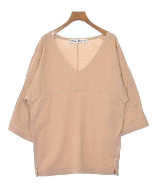 INSCRIRE アンスクリア Tシャツ・カットソー レディース F ベージュ 【中古】【古着】