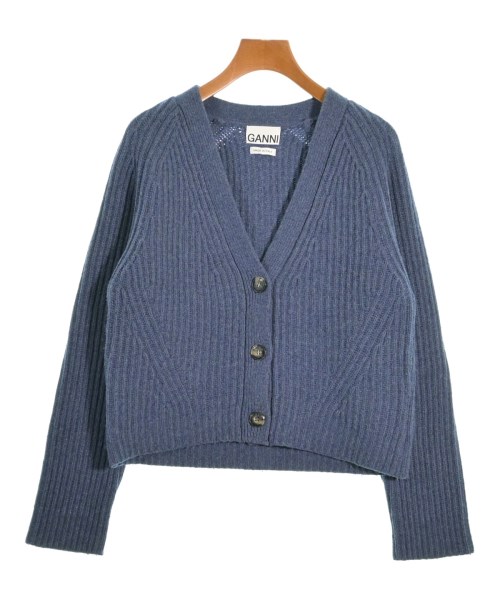 Ganni ガニーカーディガン レディース S 青系【中古】【古着】
