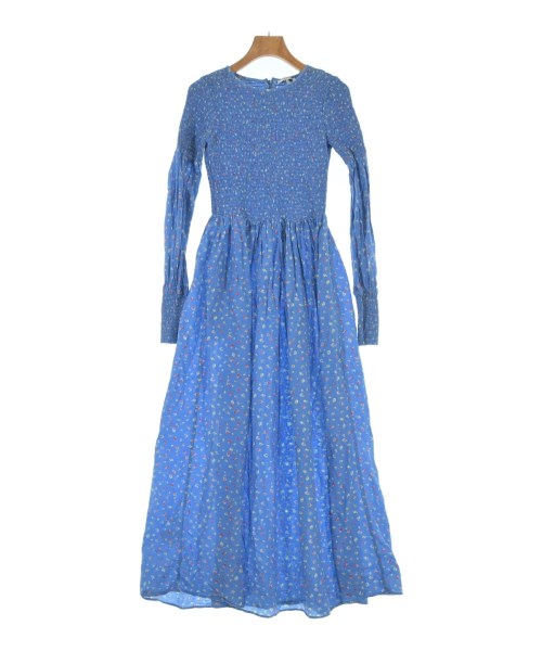 Ganni ガニーワンピース レディース 36(S位) 青x赤x黄等(総柄)【中古】【古着】｜RAGTAG（ブランド古着のラグタグ）