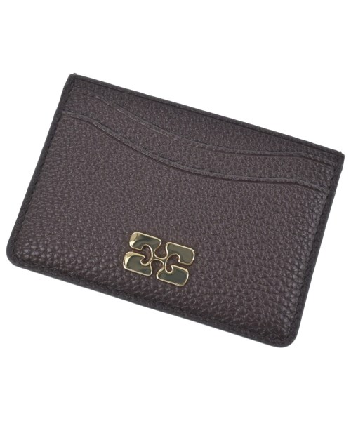 Ganni ガニー カードケース レディース - エンジ 【中古】【古着】