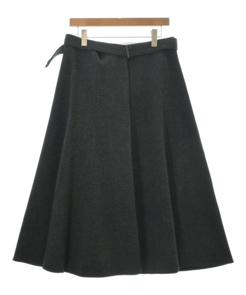 ATON エイトン　SLOW WOOL RIB フレアスカート　ウール　プリーツ 243161-2.jpg