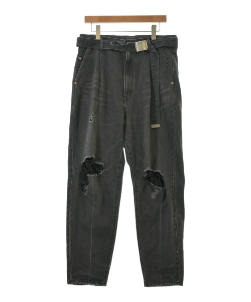 Doublet ダブレット SILK DENIM WIDE TROUSER ダブレット doublet SILK DENIM WIDE TAPERED TROUSER デニム