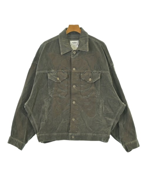 doublet ダブレットブルゾン（余分の物） メンズ M 薄墨色x茶【中古】【古着】