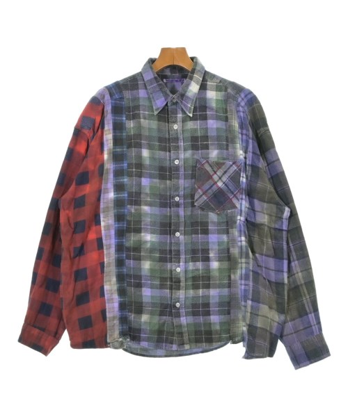 Rebuild by Needles チェック柄 長袖シャツ M NEEDLES (ニードルズ) ヴィンテージ リメイク フランネル