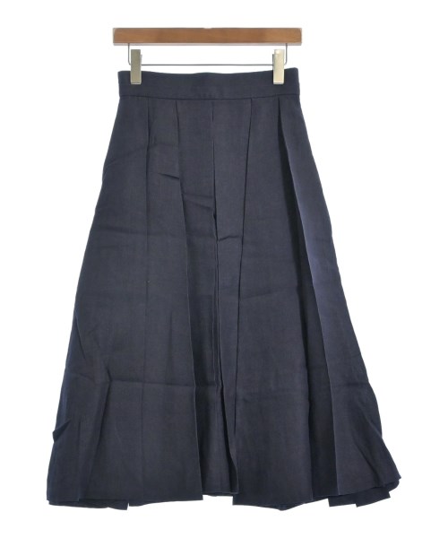 ebure エブール ロング・マキシ丈スカート レディース 38(M位) 紺 【中古】【古着】