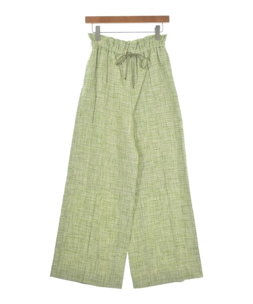 ebure エブール パンツ(その他) レディース 36(S位) 緑x白(総柄) 【中古】【古着】
